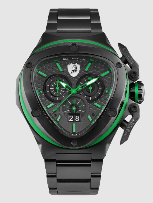 best luxury Lamborghini Spyder X Black / Green TLX_T9XF-B watches for men
